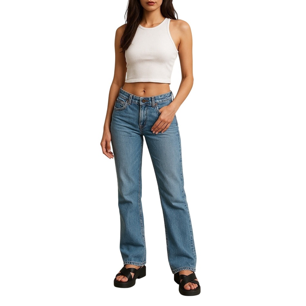 Vintage Y2K Mudd Jeans Junior's Size 0 – 100% Cotton Low Rise Bootcut Denim